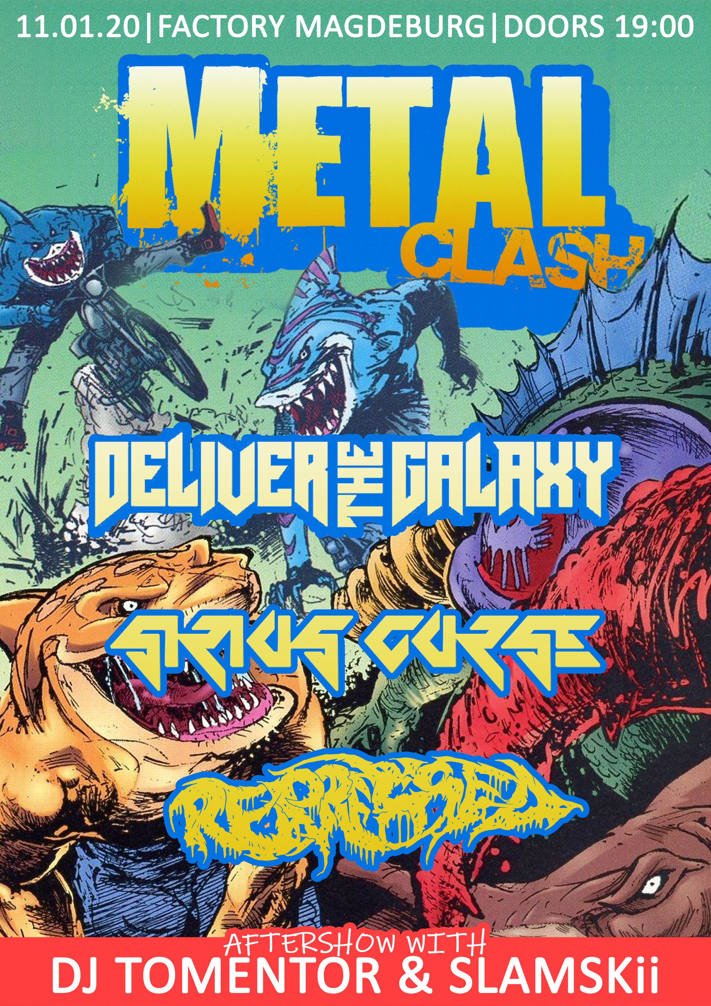 Metal Clash Flyer January 2020